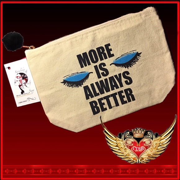 🆕 🖤 🆕 TEAMSEXYBRAIN MULTI PURPOSE LARGE POUCH EYELASH - Picture 3 of 4